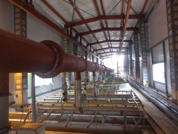 Теплоизоляция трубопроводов на объектах завода